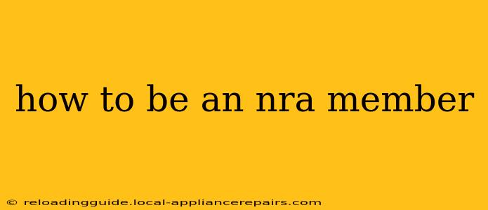 how to be an nra member