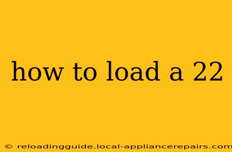 how to load a 22