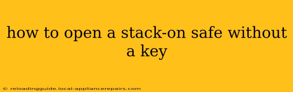 how to open a stack-on safe without a key