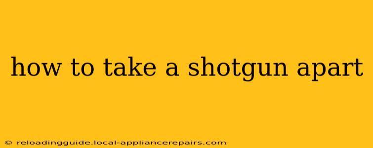 how to take a shotgun apart