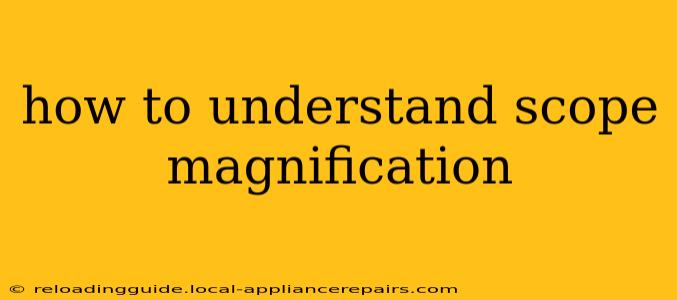 how to understand scope magnification