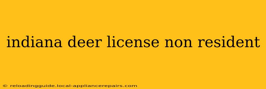 indiana deer license non resident