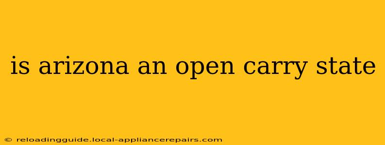 is arizona an open carry state