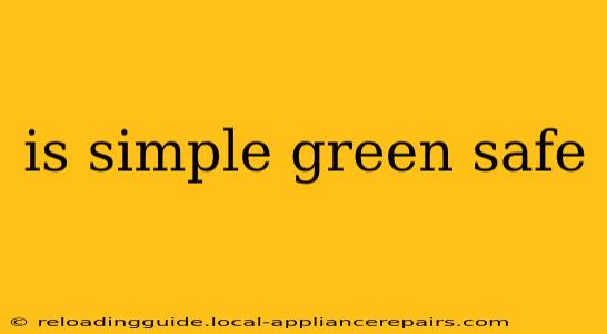 is simple green safe