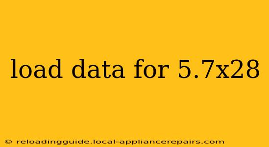 load data for 5.7x28