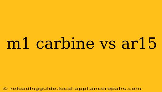 m1 carbine vs ar15