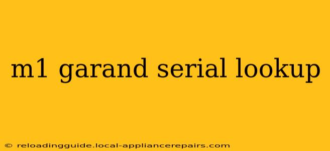 m1 garand serial lookup