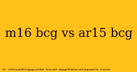 m16 bcg vs ar15 bcg