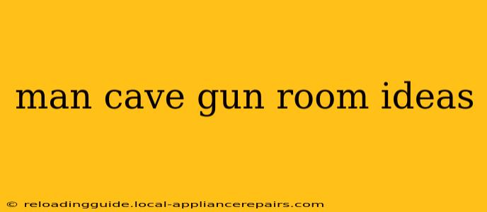 man cave gun room ideas