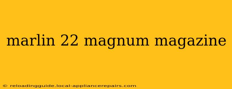 marlin 22 magnum magazine