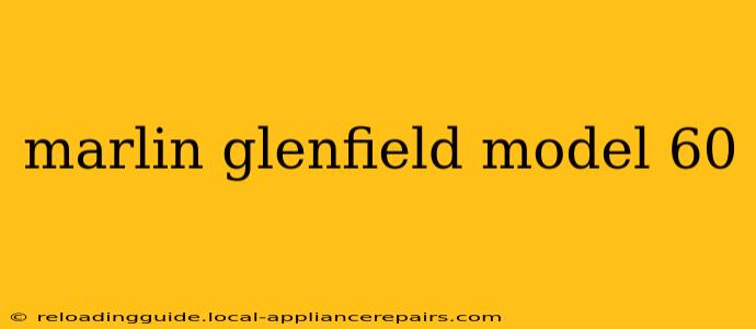 marlin glenfield model 60