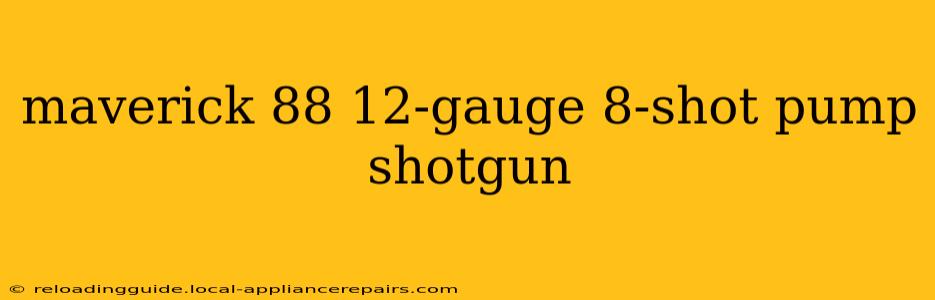 maverick 88 12-gauge 8-shot pump shotgun