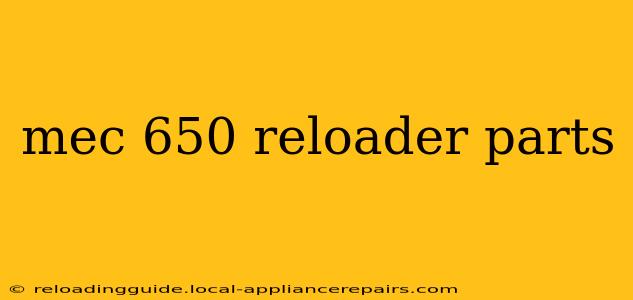 mec 650 reloader parts