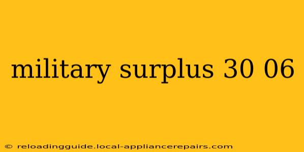 military surplus 30 06