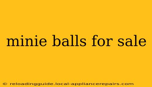 minie balls for sale