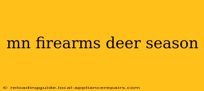 mn firearms deer season