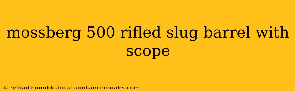 mossberg 500 rifled slug barrel with scope