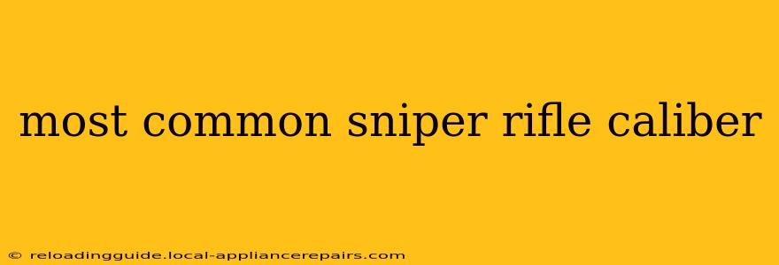 most common sniper rifle caliber