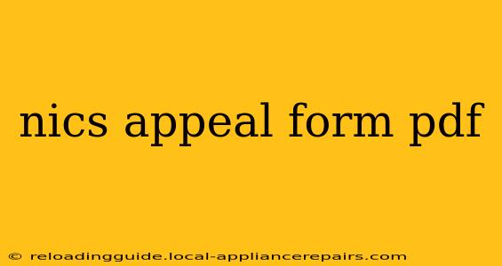 nics appeal form pdf