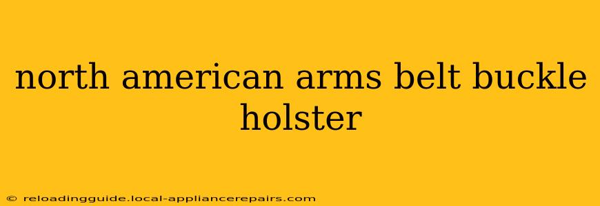 north american arms belt buckle holster