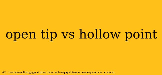 open tip vs hollow point