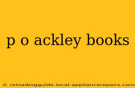 p o ackley books