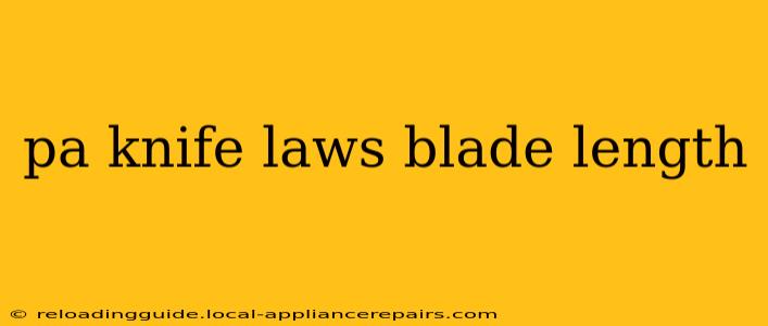 pa knife laws blade length