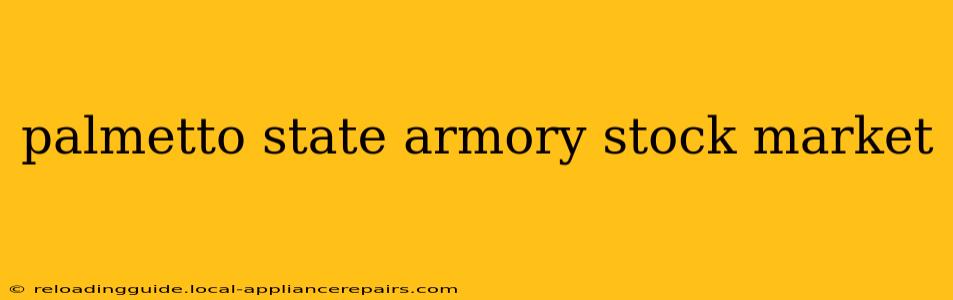 palmetto state armory stock market