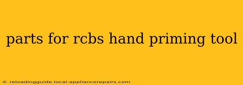 parts for rcbs hand priming tool