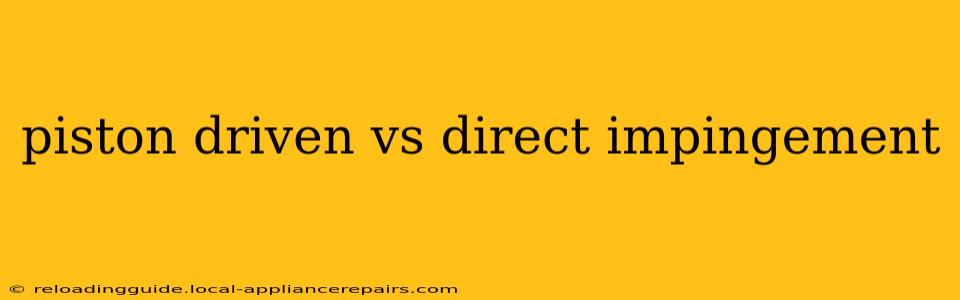 piston driven vs direct impingement