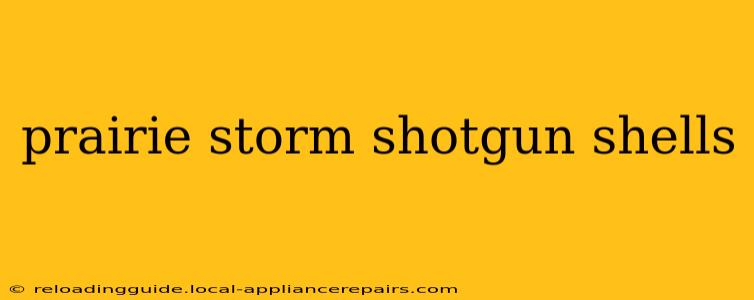 prairie storm shotgun shells