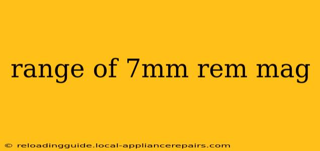 range of 7mm rem mag