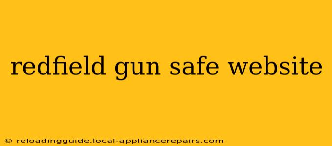 redfield gun safe website