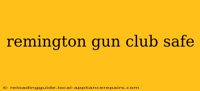 remington gun club safe