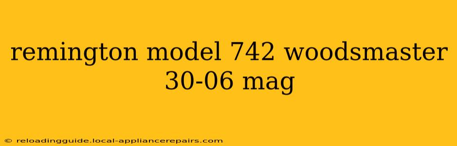 remington model 742 woodsmaster 30-06 mag