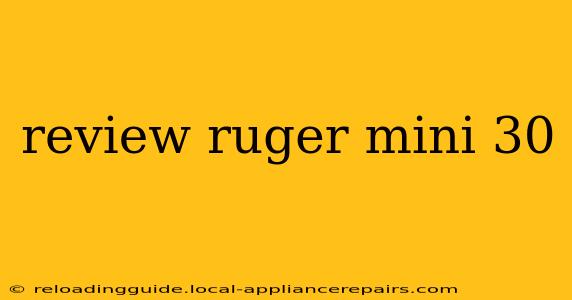 review ruger mini 30