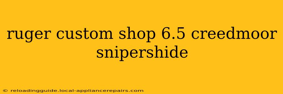 ruger custom shop 6.5 creedmoor snipershide