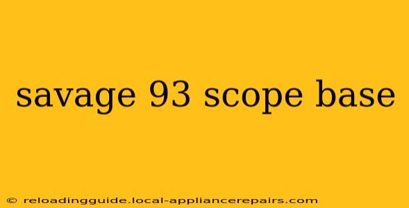 savage 93 scope base