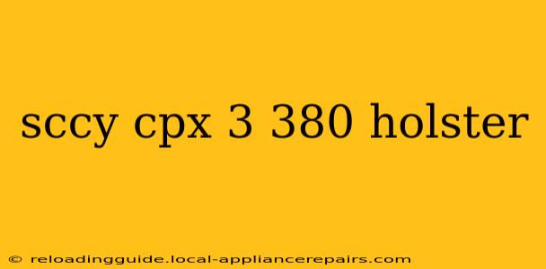 sccy cpx 3 380 holster