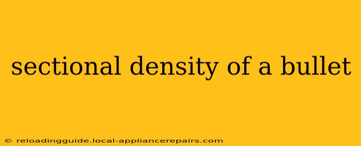 sectional density of a bullet