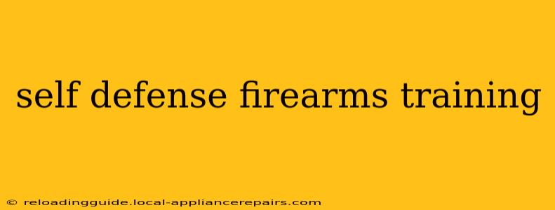 self defense firearms training