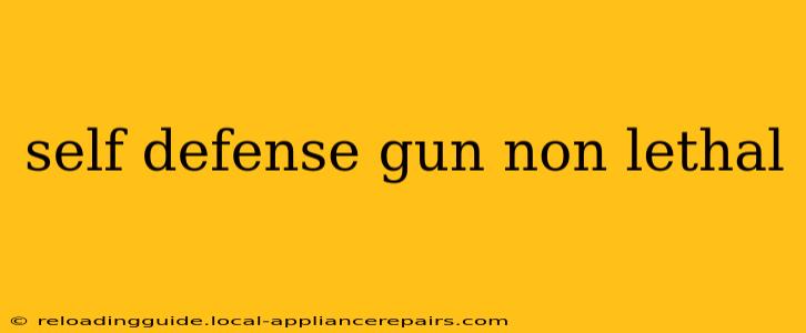 self defense gun non lethal