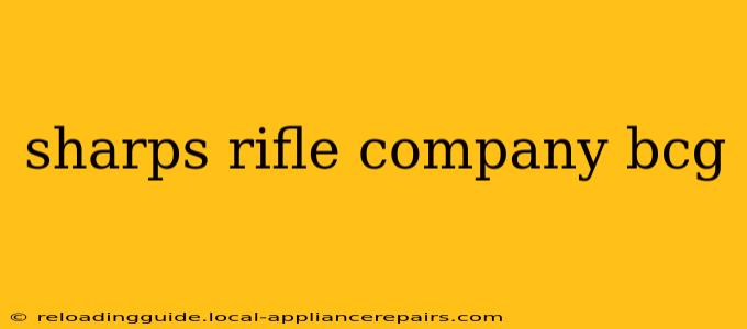 sharps rifle company bcg