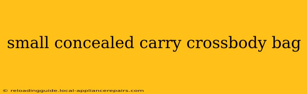 small concealed carry crossbody bag