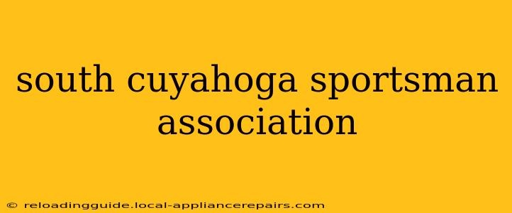 south cuyahoga sportsman association