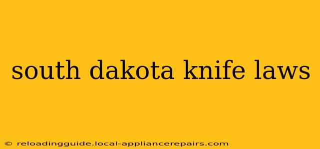 south dakota knife laws