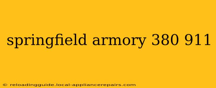 springfield armory 380 911