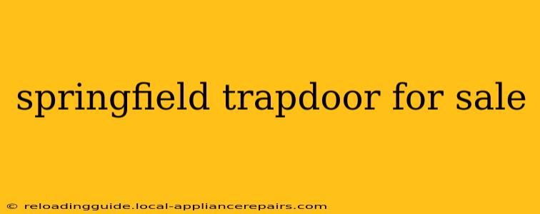 springfield trapdoor for sale