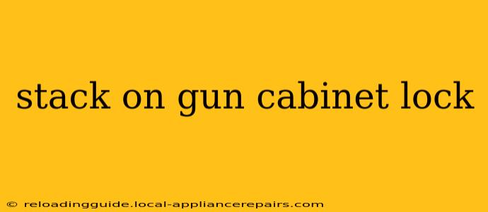 stack on gun cabinet lock