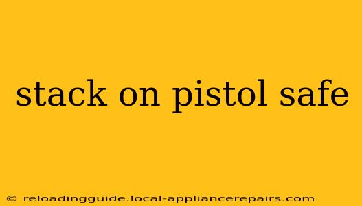 stack on pistol safe